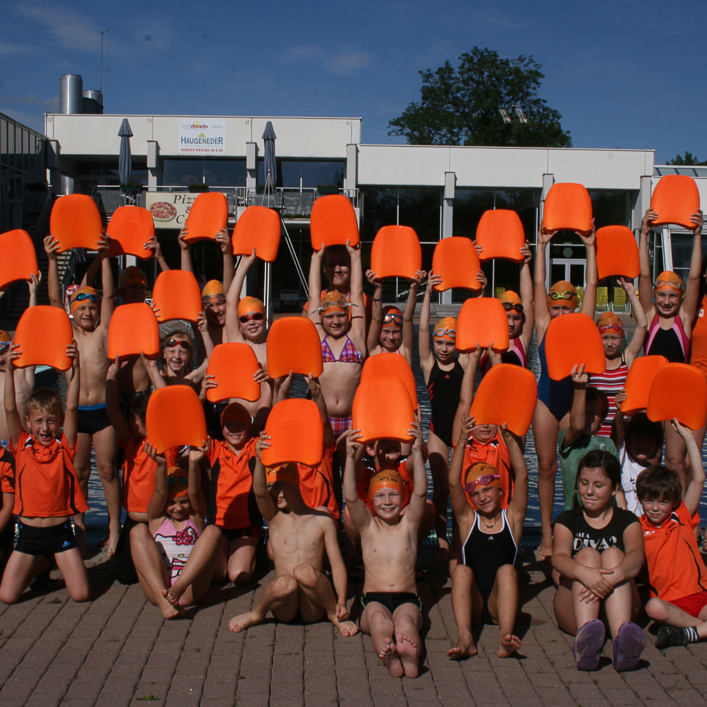 Gruppenfoto von Kindern